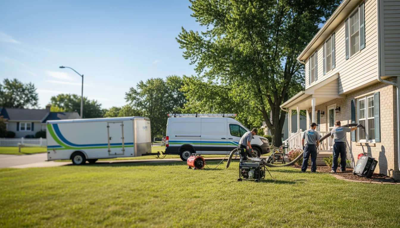 Flooded Basement Restoration And Cleanup With Repair in Millbury, OH near me
